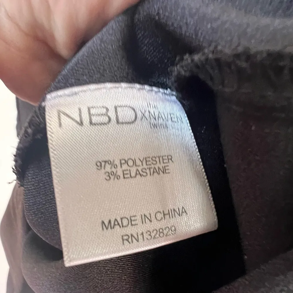 NBD x Naven twins Revolve What’s  your angle black dress size M - Image 8