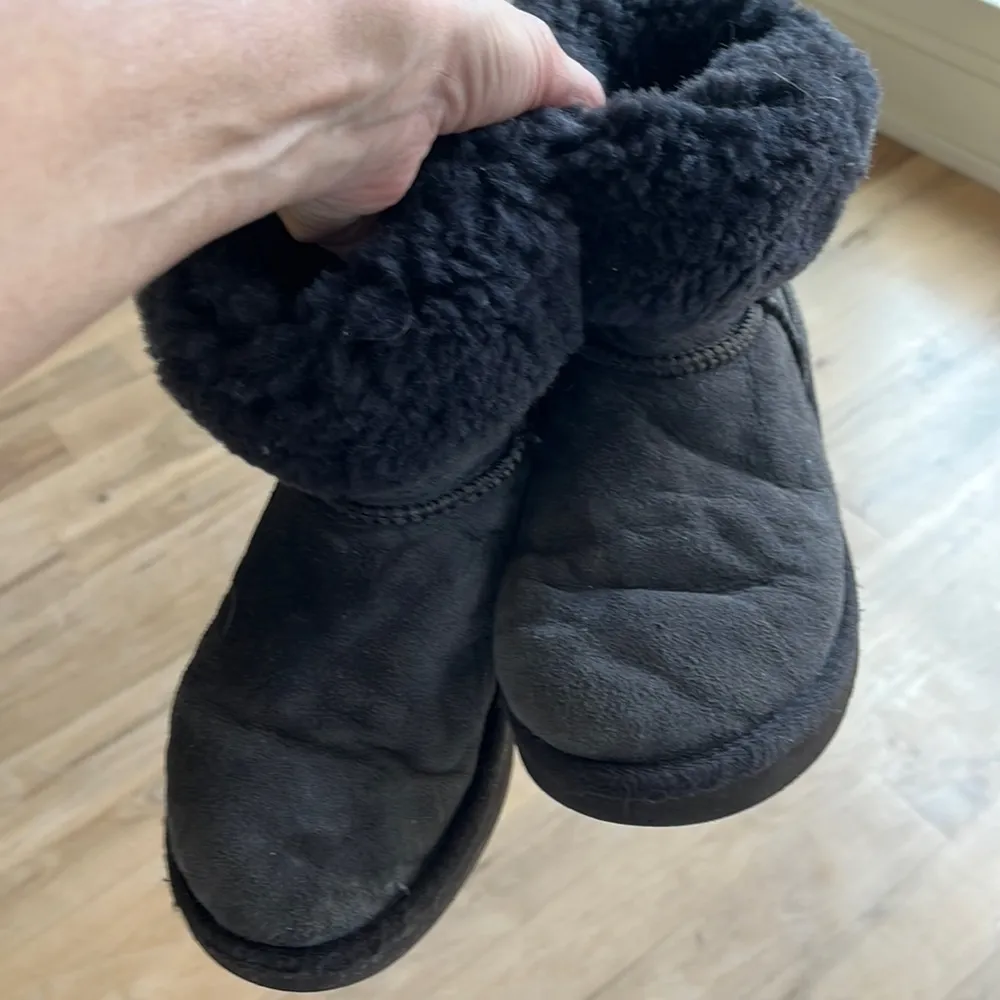 Boots brown fleece lined womens 6 Comfy - Image 2