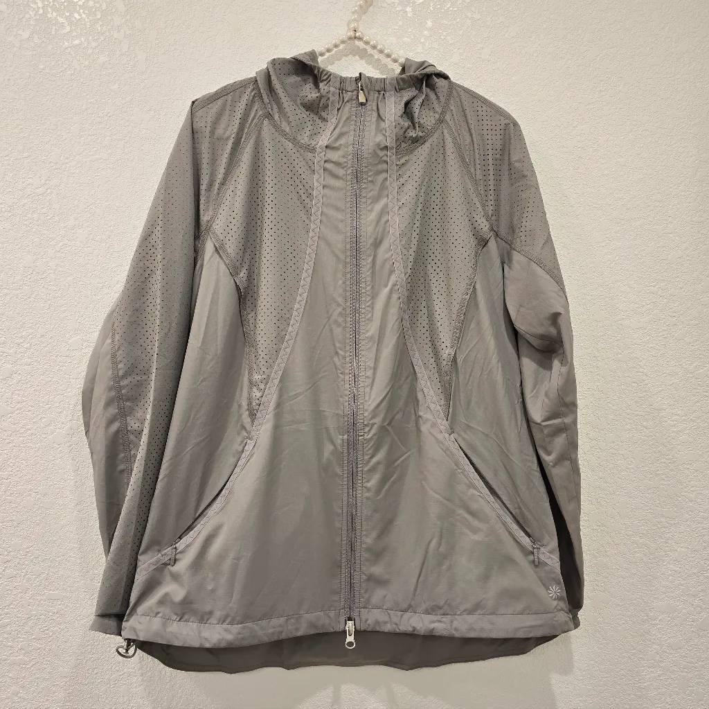 Athleta Catalina Aero windbreaker jacket Gray Size S - Image 4