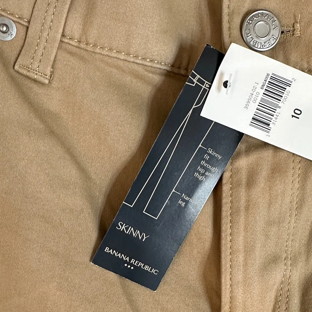 Banana Republic Midrise Skinny Khaki Chinos NWT - Image 6
