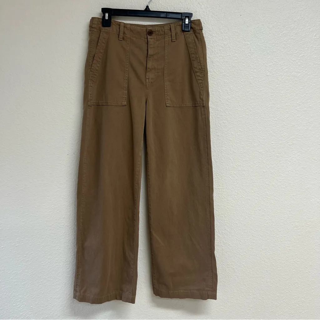 Madewell Low-Slung Baggy Utility Pants in Faded Birch Brown Size 26 - Image 7