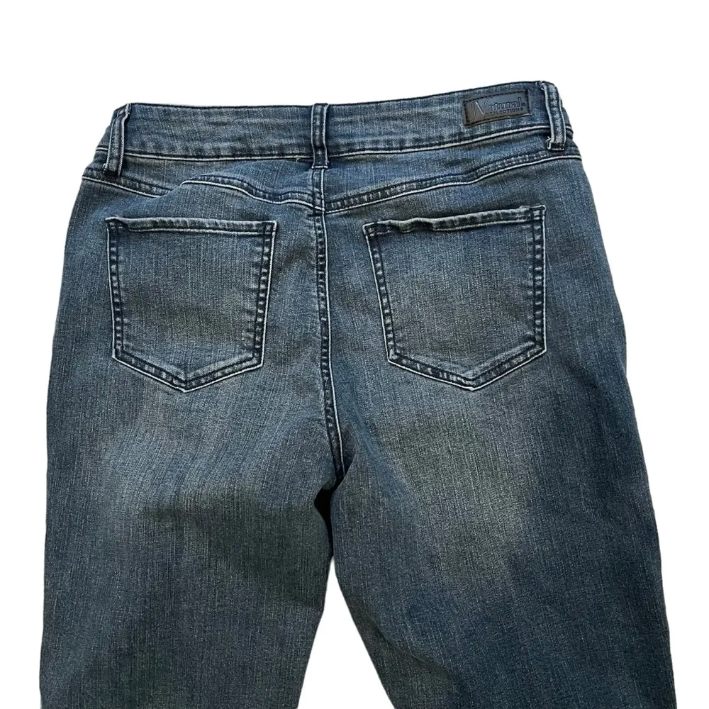 Natural Reflections Vintage Reunion Distressed Patchwork Jeans, sz 4 - Image 7