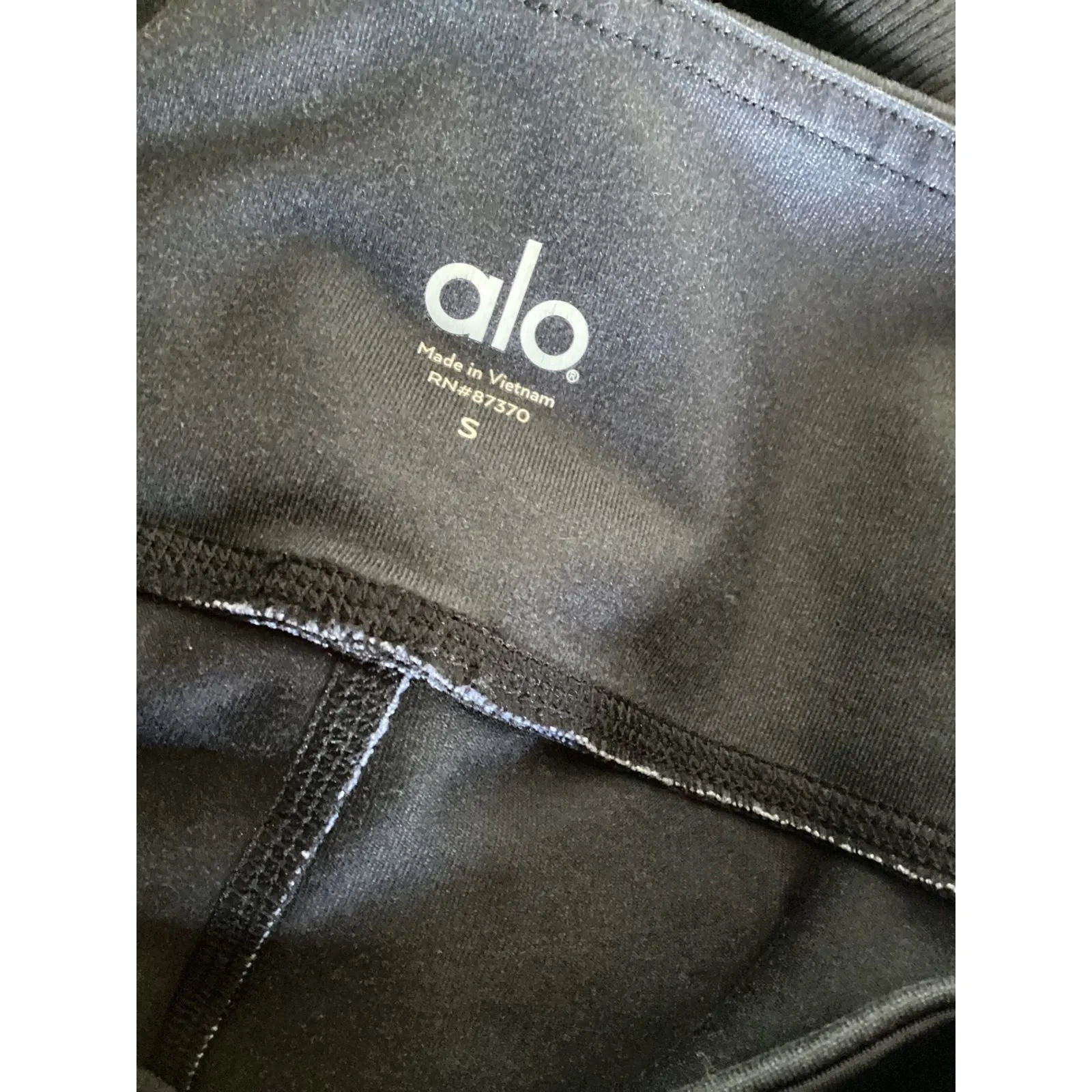 Alo Yoga Black Butterfly Print Stirrup Leggings Size S - Image 7