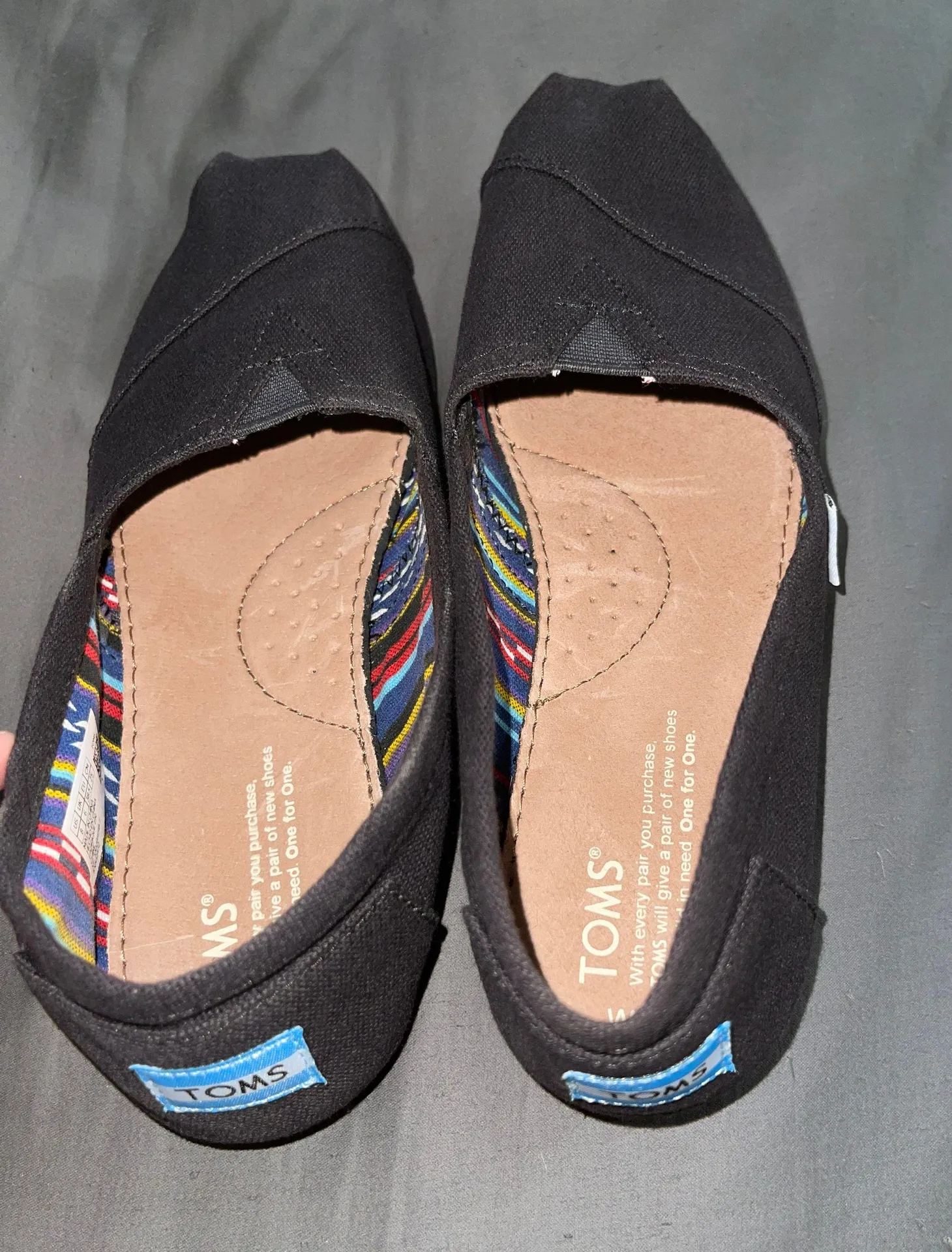 Toms Black Flats - Image 2