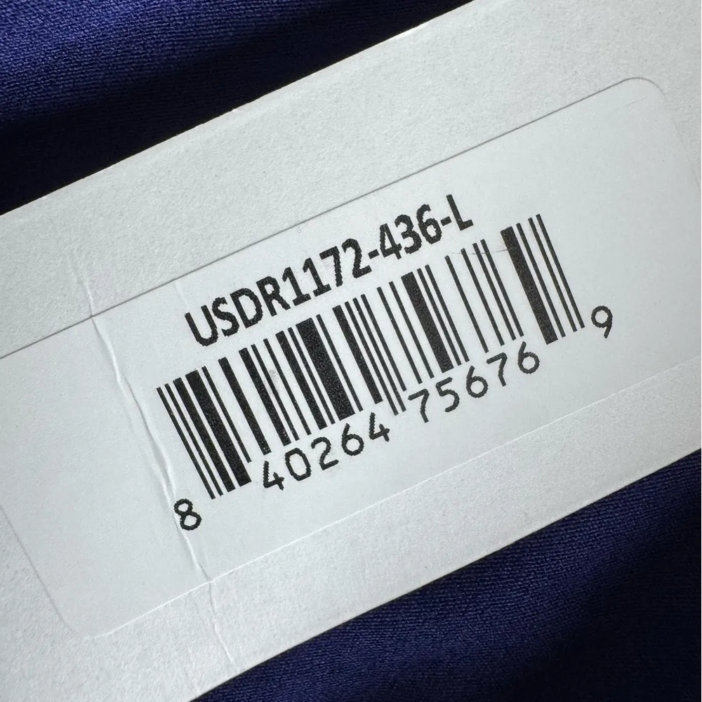 NWT Universal Standard Plus Knit Dress Popover Wrap Tie Front Navy Size L 3X - Image 13