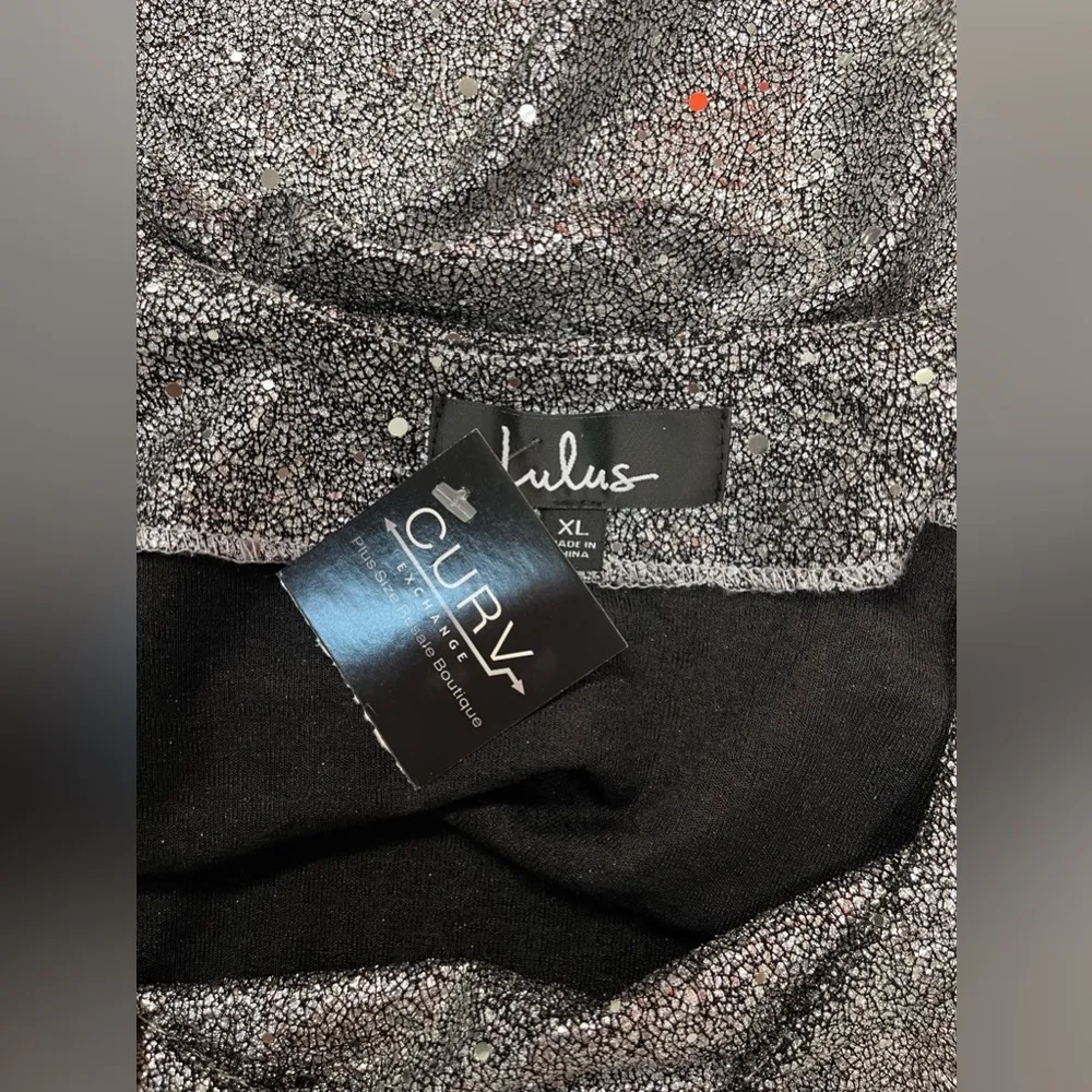 Lulus Silver Sequin Mini Dress - Image 3