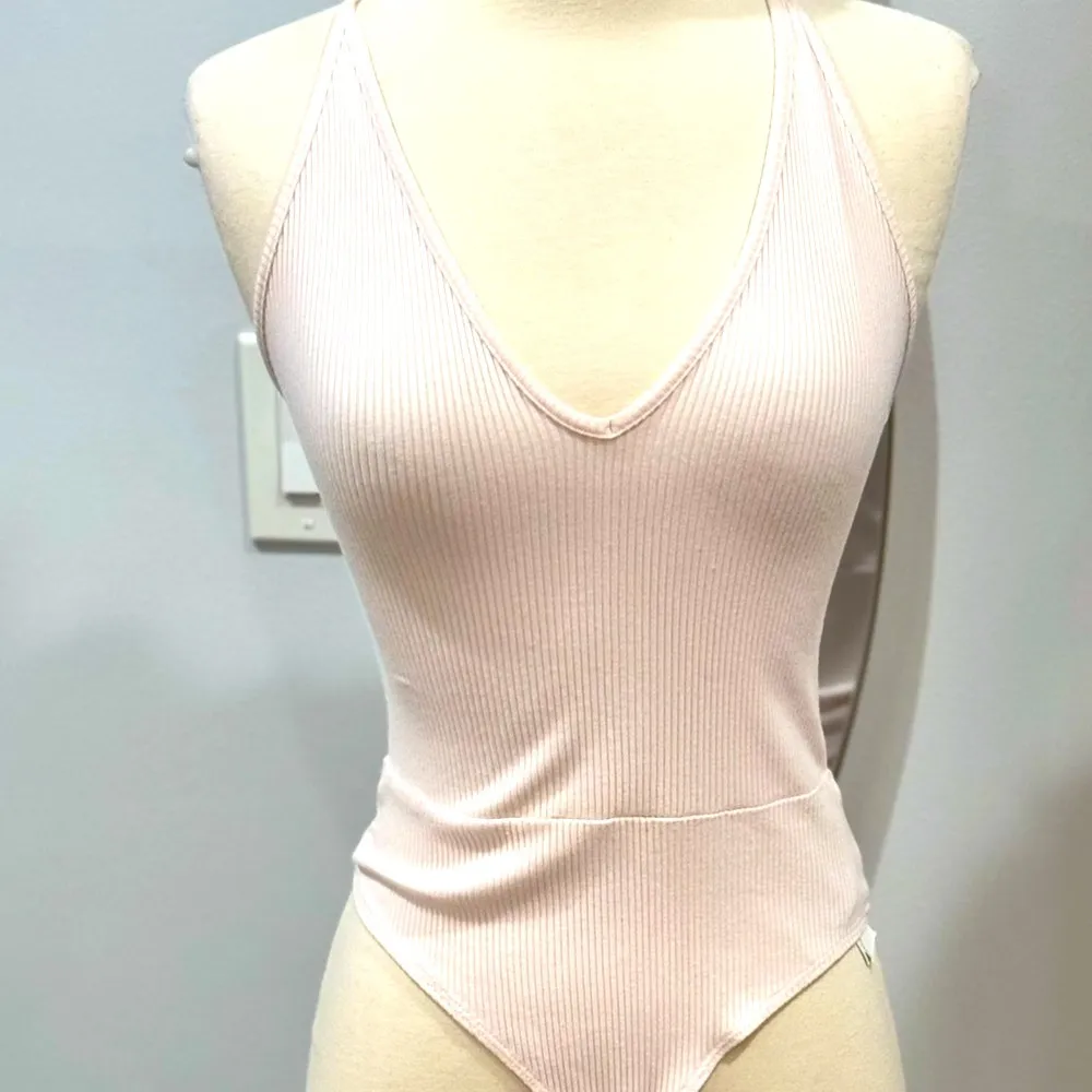 Forever 21 Light Pink Ribbed Bodysuit - Image 7