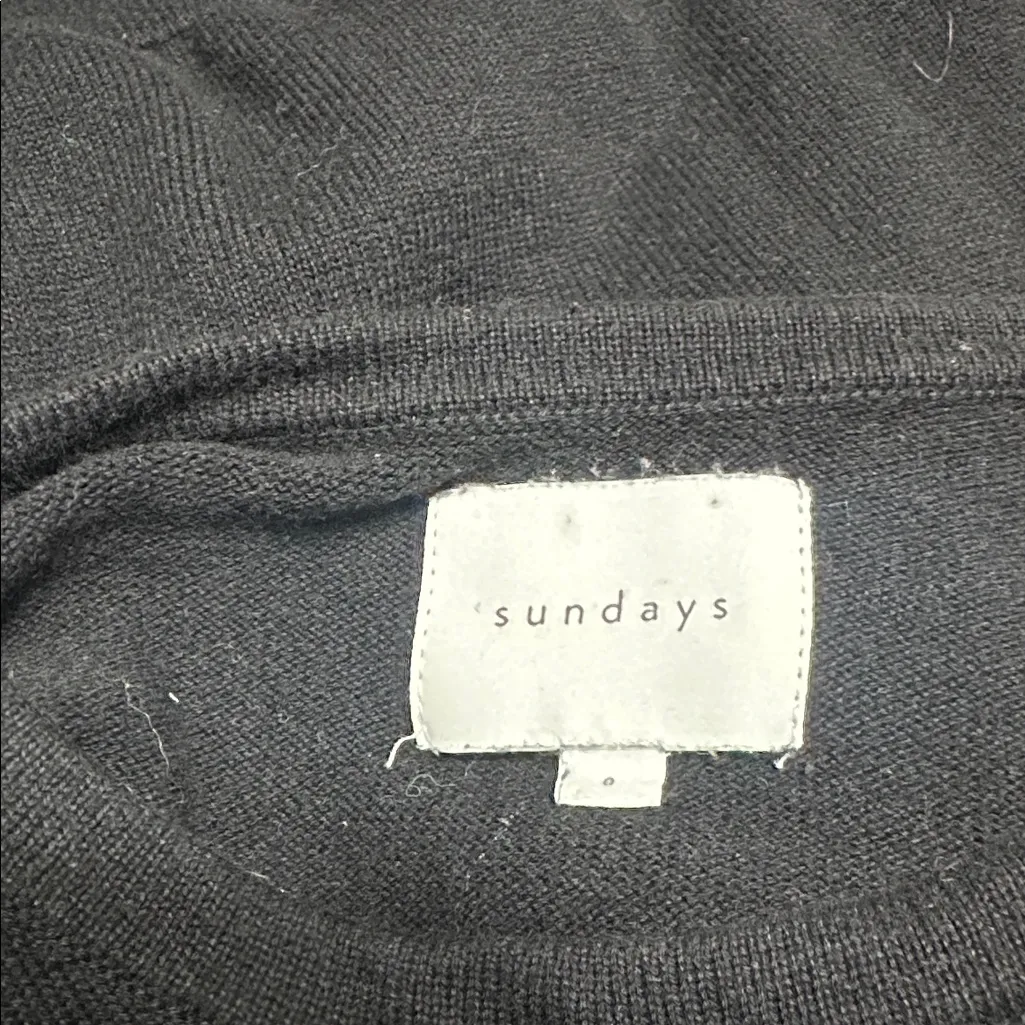 Sundays Black Puff Sleeve Sweater - Image 4