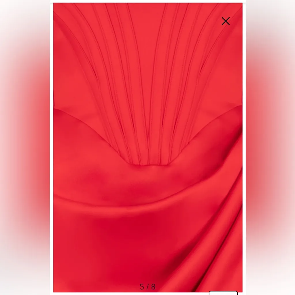 NWT House of CB Loretta Red Sz S Small Corset Dress Cocktail Party Holiday - Image 5