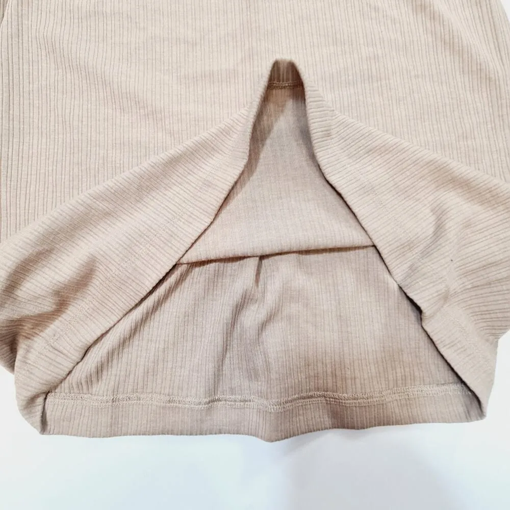 h:ours Delhia Mini Dress in Camel Medium - Image 4