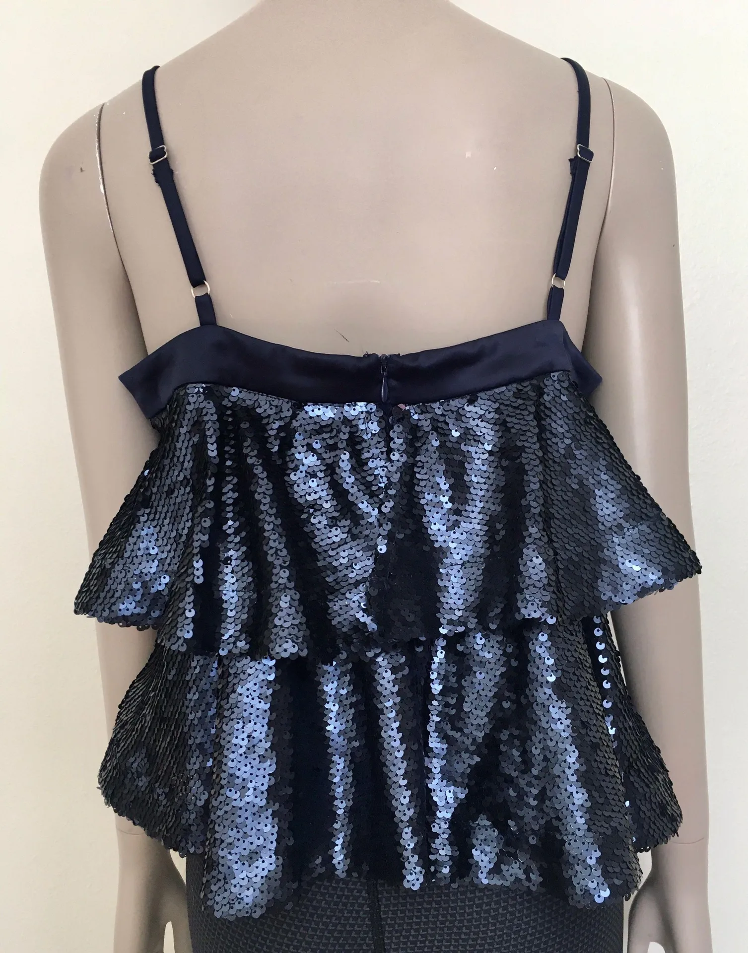 Navy Sequin Top - Image 3