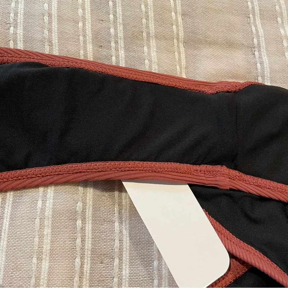 Reethi High Cut Cheeky Ribbed Bikini Bottom in Bloom Large NWT - Image 5