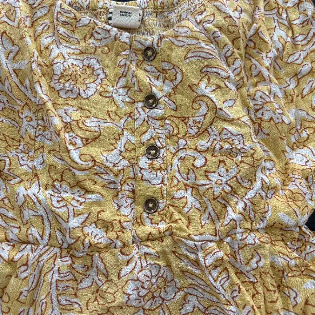 BillaBong Sundress Yellow Floral Size XS EUC - Image 4