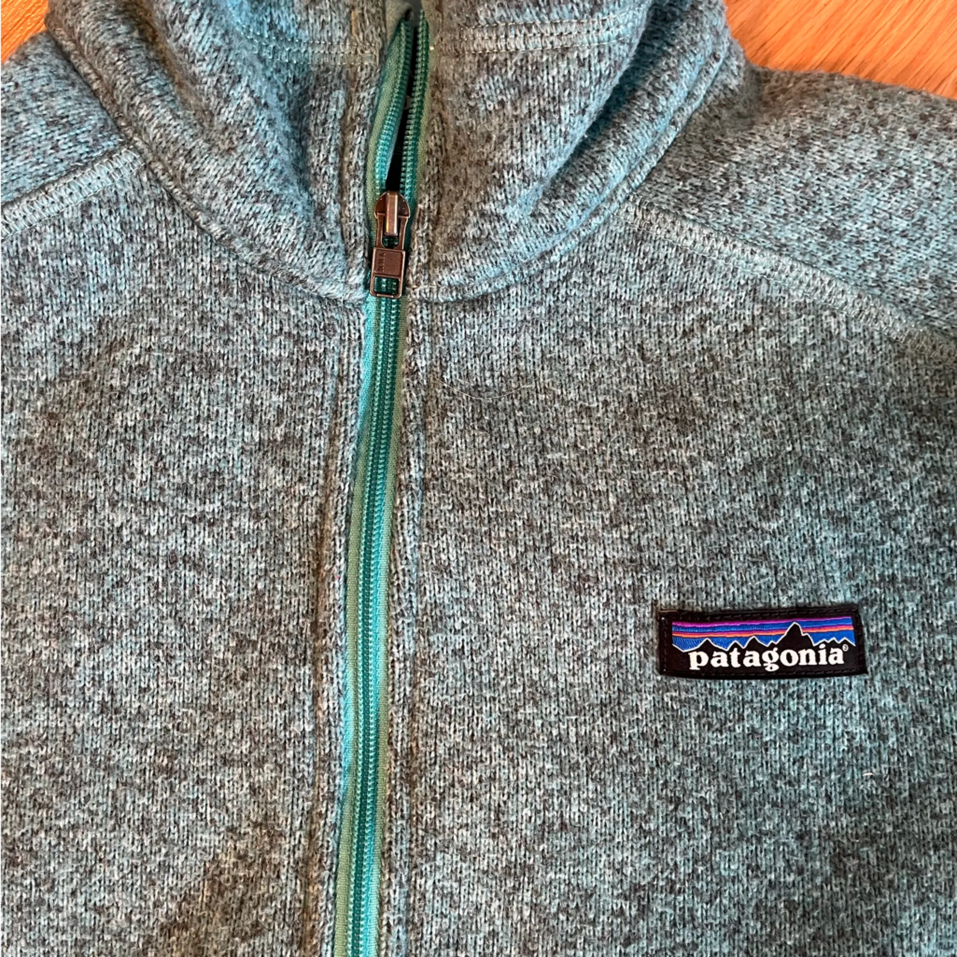 Patagonia |‎ Better sweater 1/4 zip pullover in Lite distilled green - Image 2
