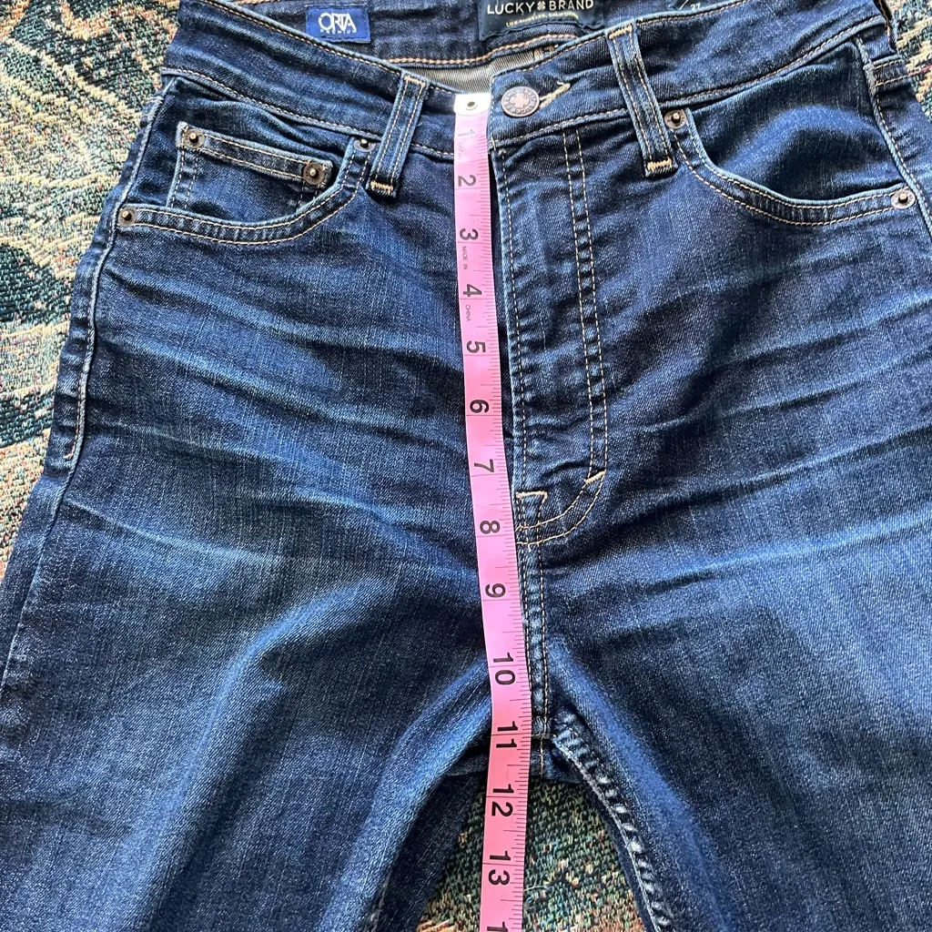 Lucky Brand Bella Skinny High Rise Jeans Indigo Dark Wash Women’s 4 Stretch Y2K - Image 12