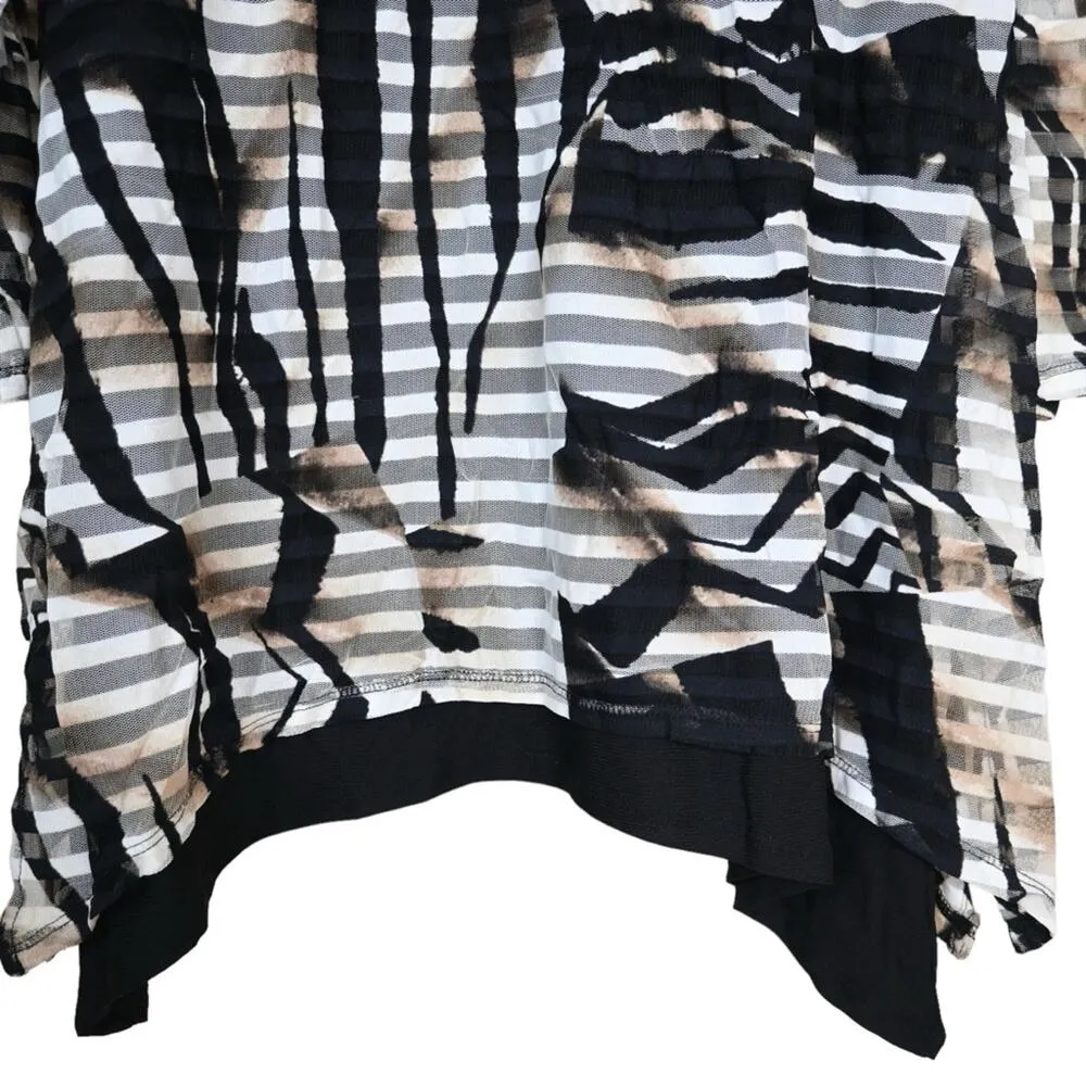 Dana Buchman Womens L Shark Bite Pullover Blouse - Image 7