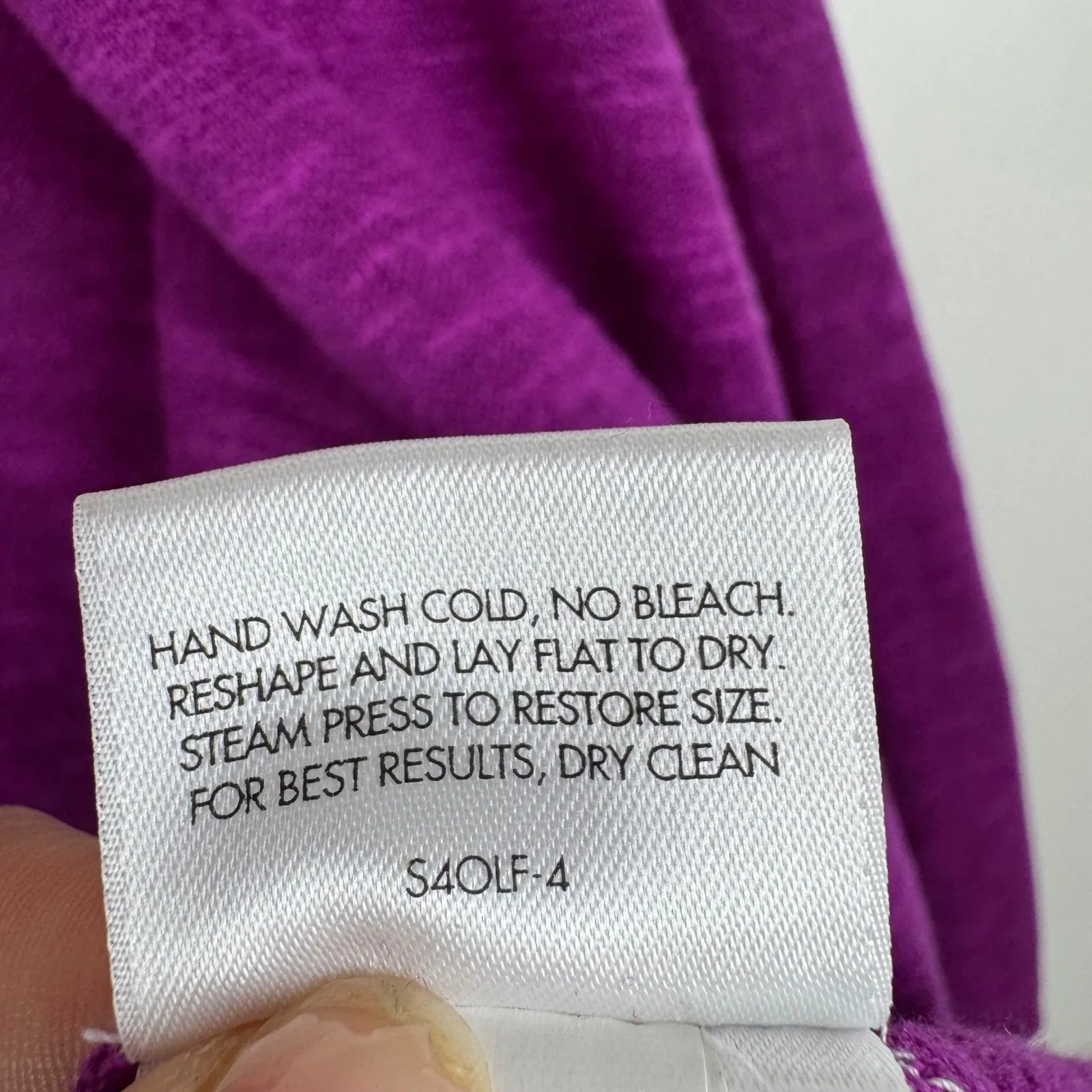 Eileen Fisher Linen Cotton Open Front Knit Cardigan Sz LP Purple Sweater Organic - Image 9