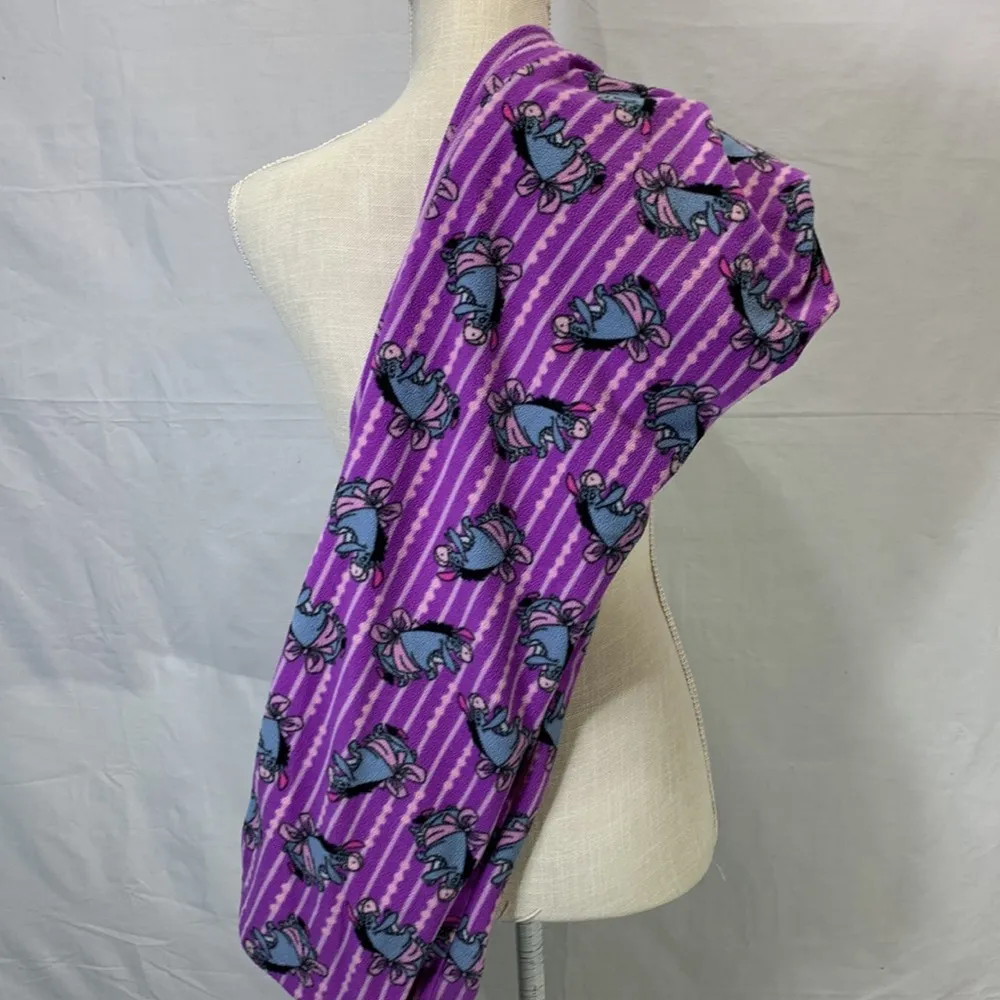 Disney Eeyore Purple Pajama Pants Size M - Image 7