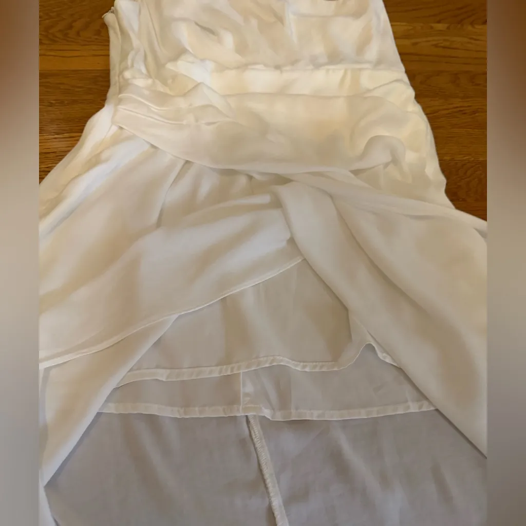 DO+BE  White One-Shoulder Midi Dress - Image 9