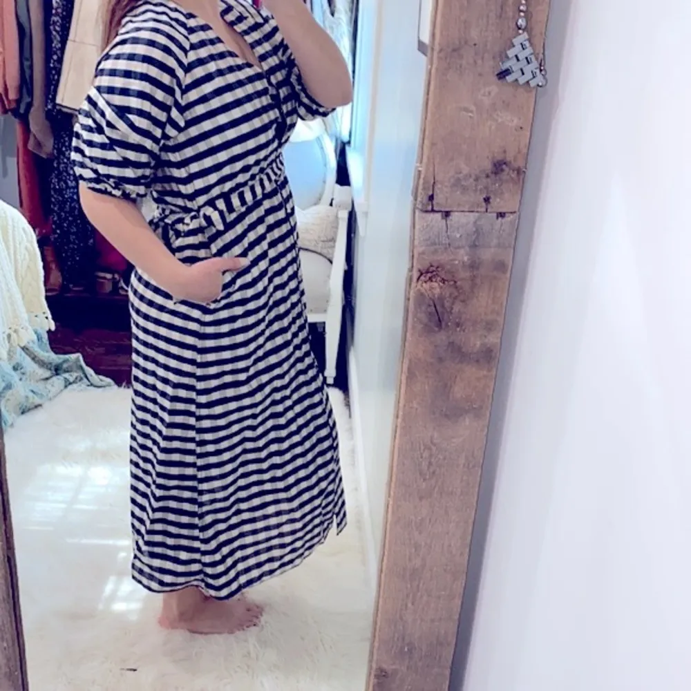 H&M checkered maxi dress size xsmall - Image 4