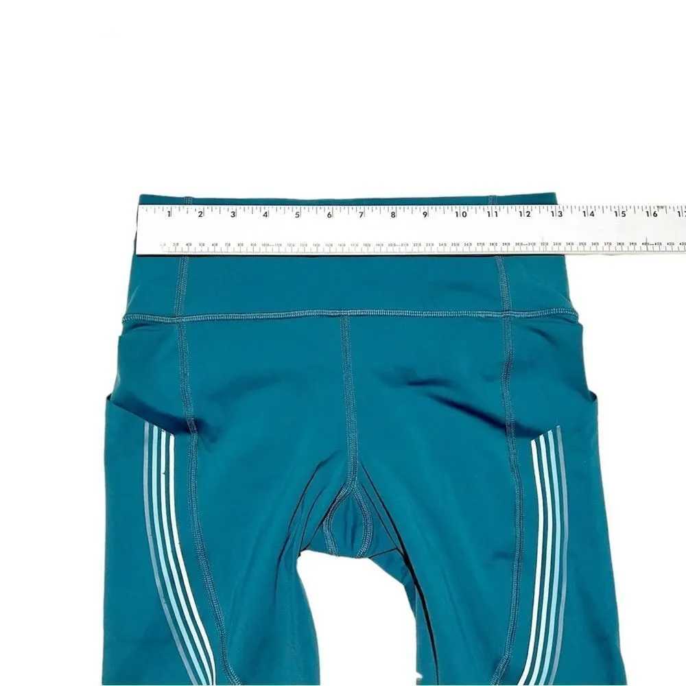 Lululemon Speed Limit Crop Leggings 23" Bermuda Teal Turquoise Size‎ 6 - Image 8