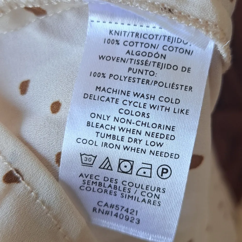 Loft Brown Layered Longsleeve Top Size XL - Image 6