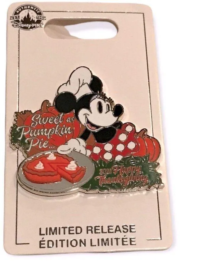 Thanksgiving Minnie Mouse pin Disney pins limited edition Walt Disney 2021 - Image 7