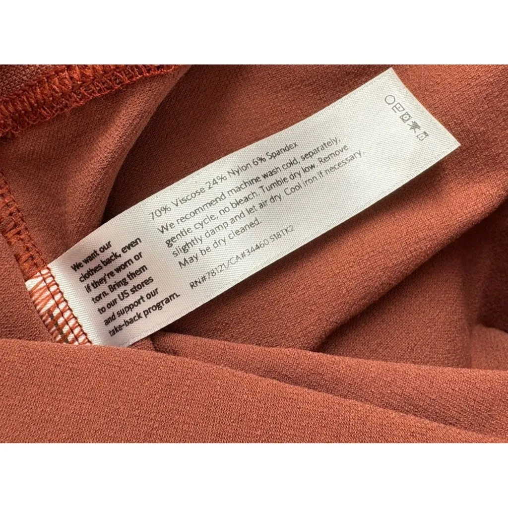 *Eileen Fisher Pull On Pant Woman Size 1X Brown Quiet Luxury Old Money Designer - Image 3