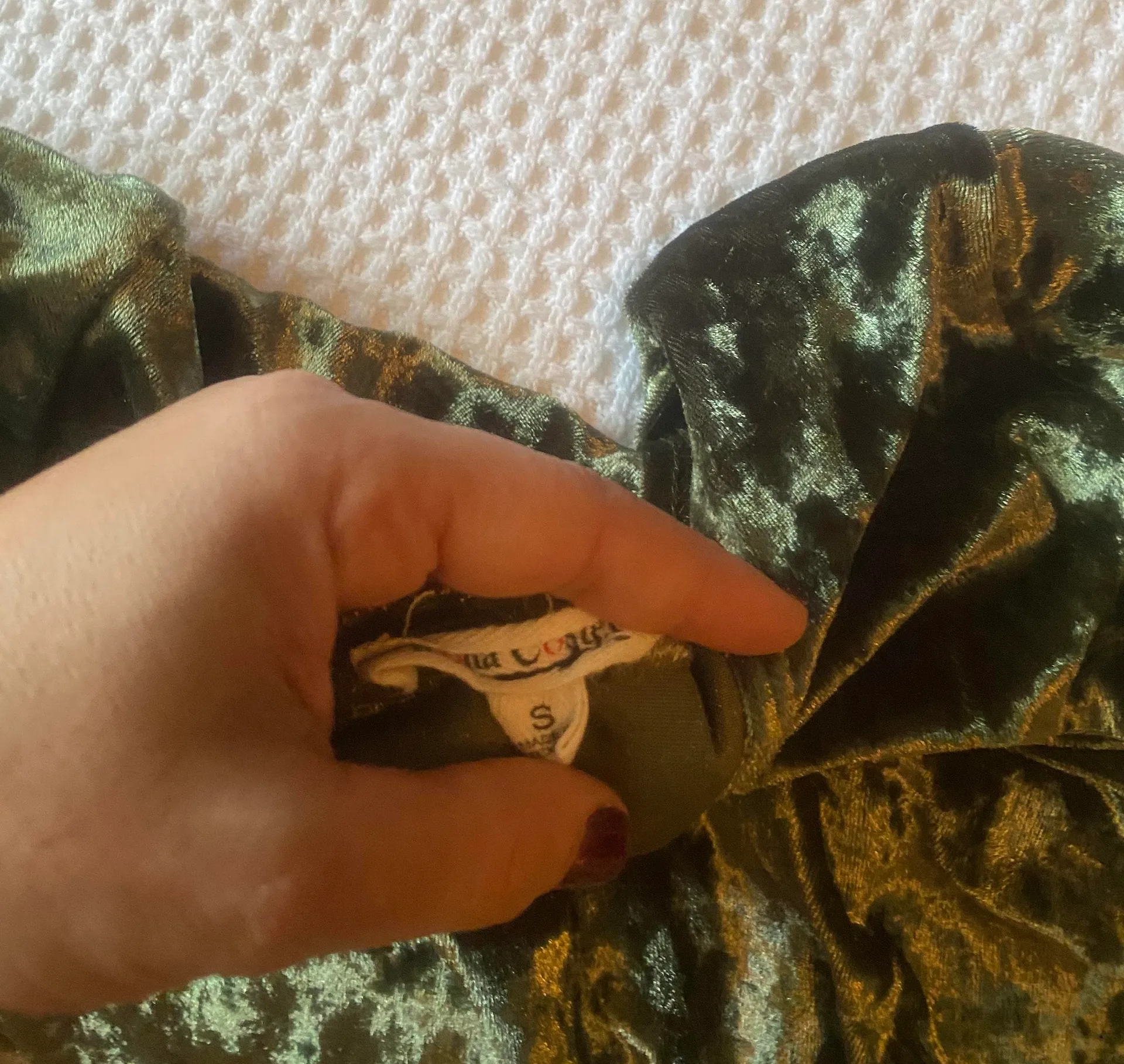 Rolla Coster Velvet Dress - Image 4