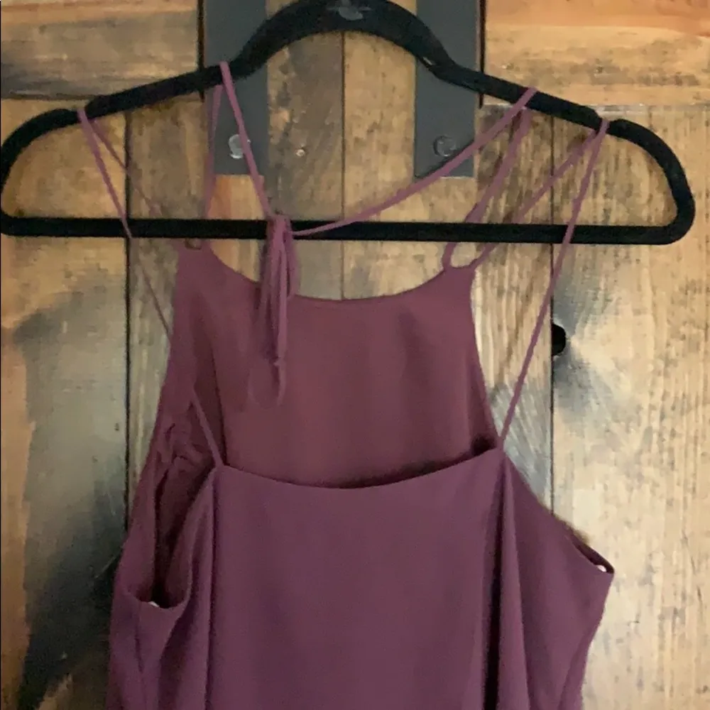 Revolve BCBGeneration mauve halter neck ruffle dress! - Image 8