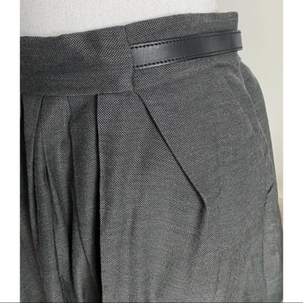 The Kooples • Grey Plated Belted Mini Skirt - Image 4