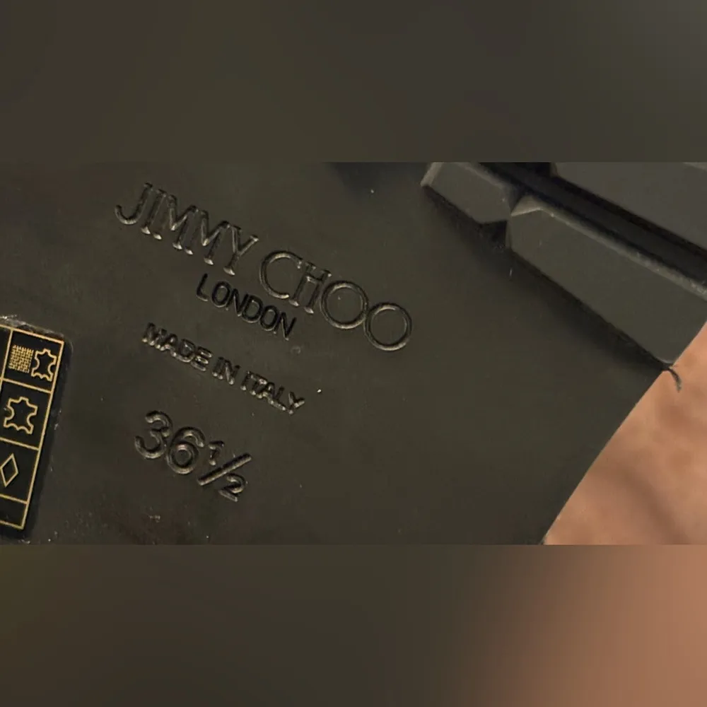 Jimmy Choo Glistening Tweed Embellished Flat Ankle Boots NWOT SZ36.5 US SZ 6.5 - Image 11