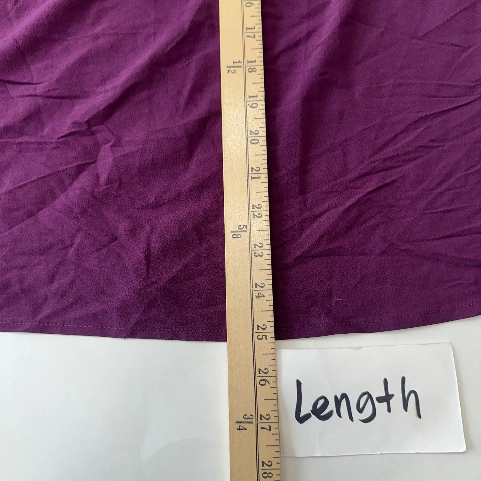 New Princess Highway Purple Tie Neck‎ Long Sleeve Blouse Women's Plus Size 20 - Image 8