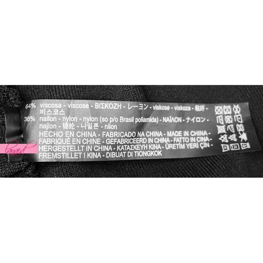 Knit Lace-Up Skirt High-Waist Waisted A-Line Skater Corset Edgy Circle Mini - Image 7