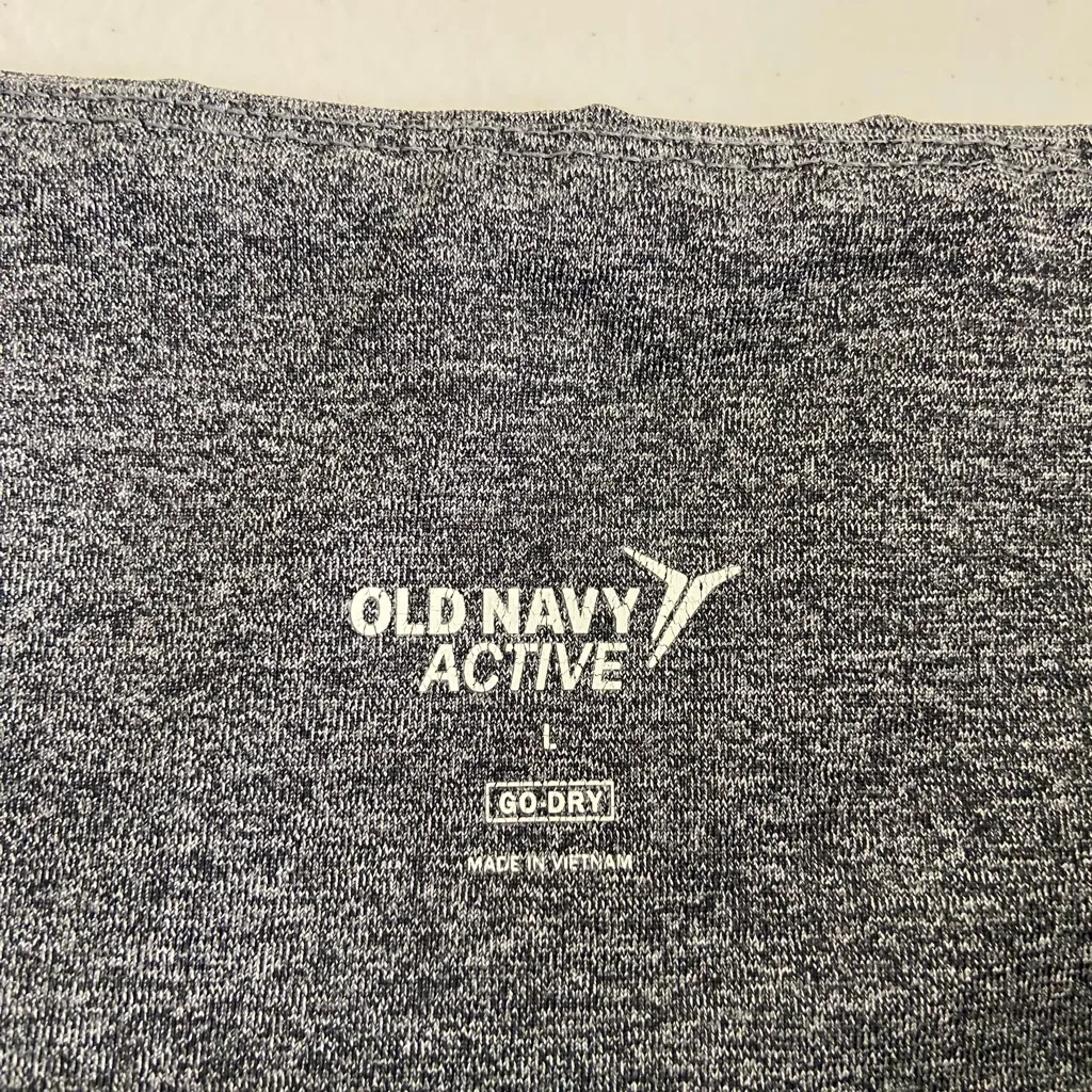 EUC Old Navy women’s gray‎ block active go dry full length leggings activewear L - Image 5