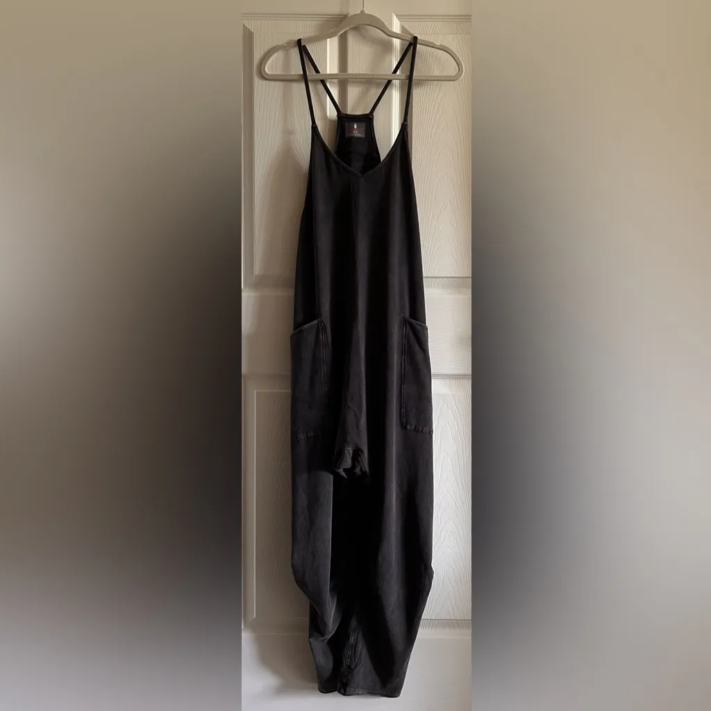 Free People Women’s Hot Shot Onsie Jumpsuit in‎ Washed Black Size XS/S - Image 10