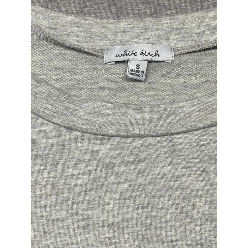 Women's White Birch Gray & Black Sequined Long Sleeve Shirt Size S - Image 2