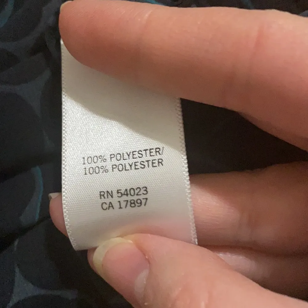 Banana Republic Factory geo print pleat accent sheer blouse size S - Image 10