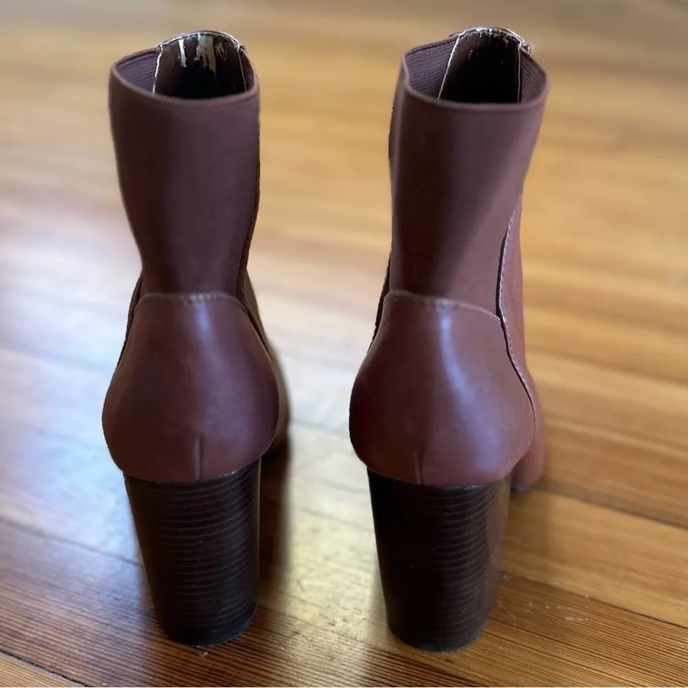 BCBGeneration Lillyan Cognac Leather Boots - Image 6