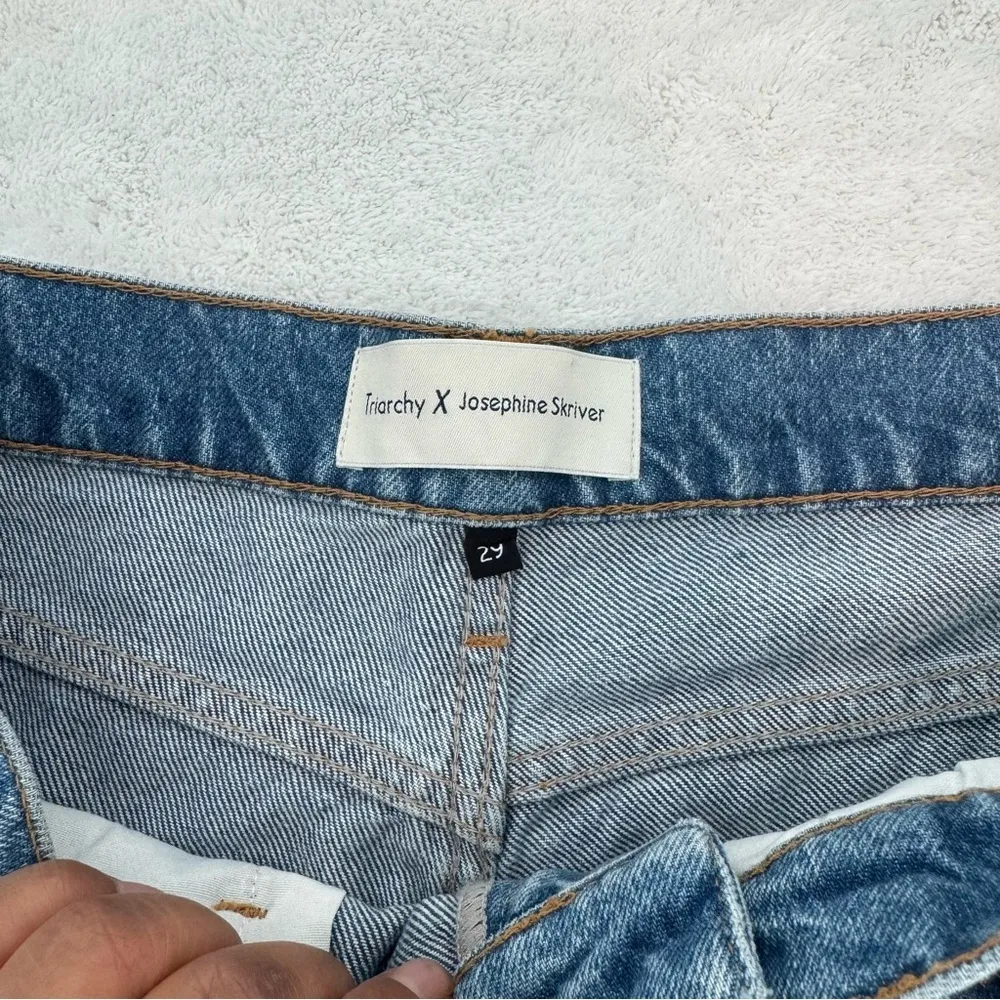 Triarchy x Josephine Skriver High Rise Loose Fit Distressed Jeans 29 - Image 7