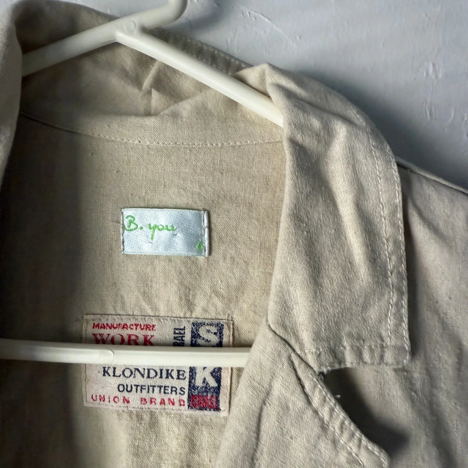 Klondike Outfitters B.you Khaki Utility Jacket‎ S 4 - Image 5