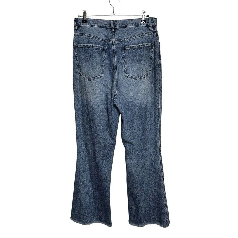 Pacsun High Rise Bootcut Distressed Destroyed Faded Grunge Denim Jeans Size 30 - Image 2