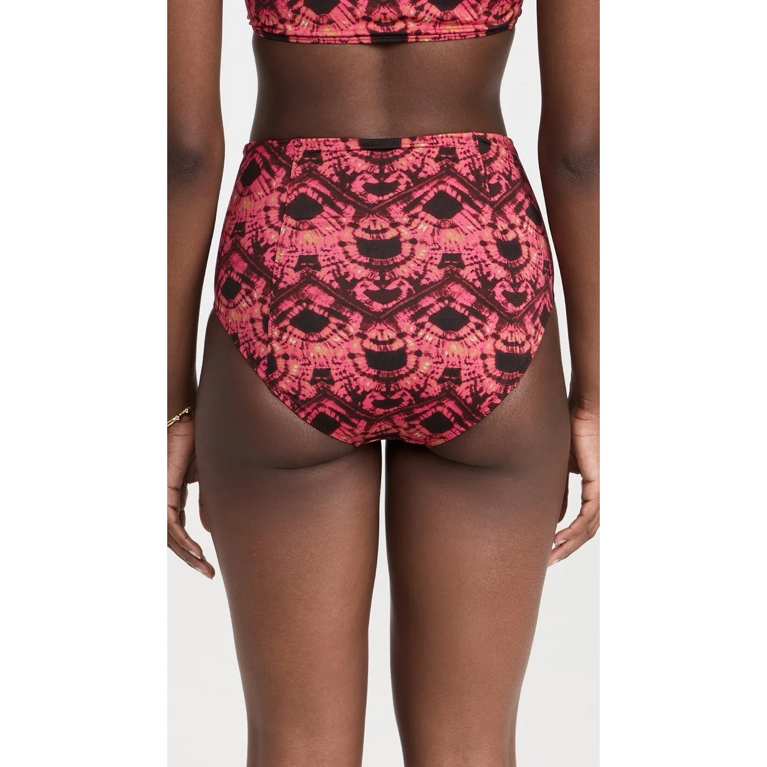 Ulla Johnson Bikini Set Reina Wild Rose Top & Sahara High Waist Bottoms Size S - Image 3