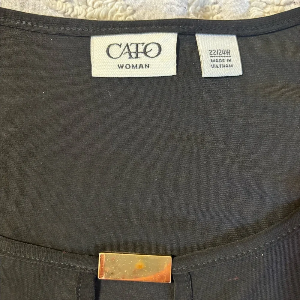 Beautiful Black Mini Dress from Cato Women’s Size 22-24 - Image 6