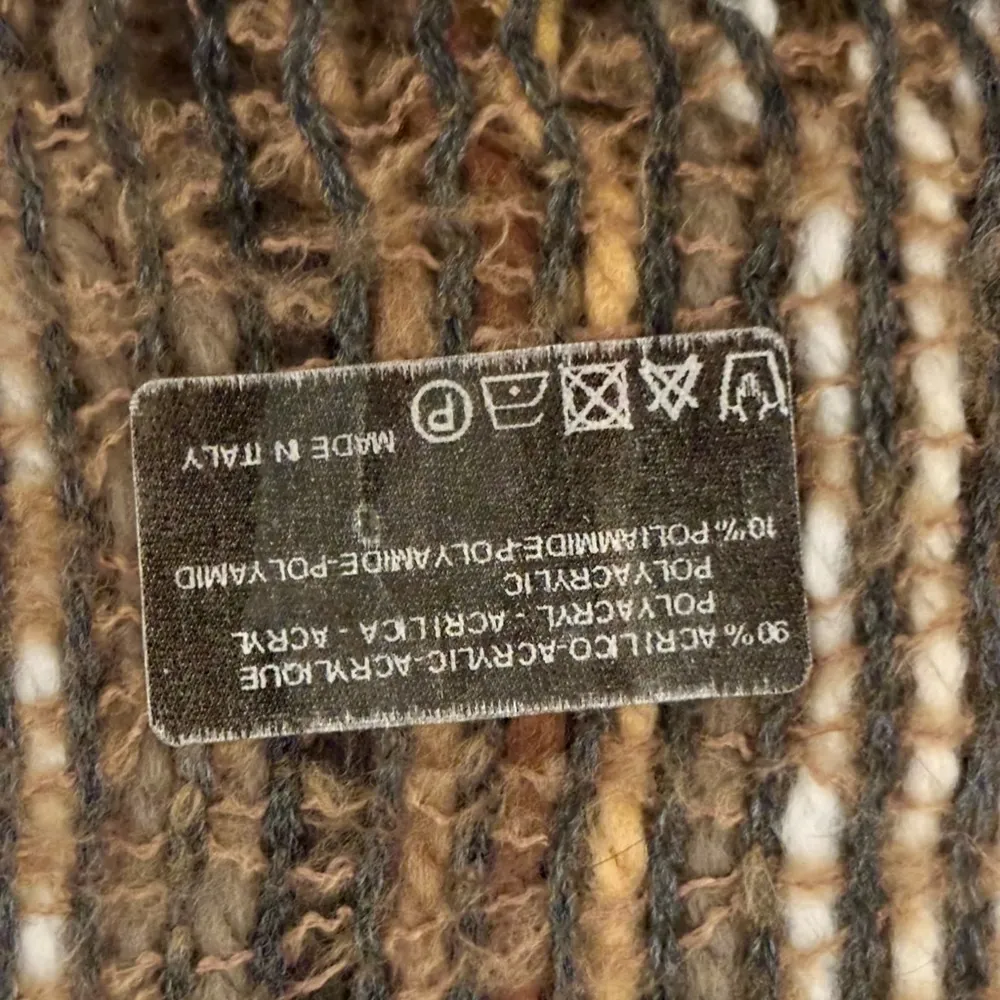 Woven Scarf Made In Italy Acrylic Material Multicolor - Image 4