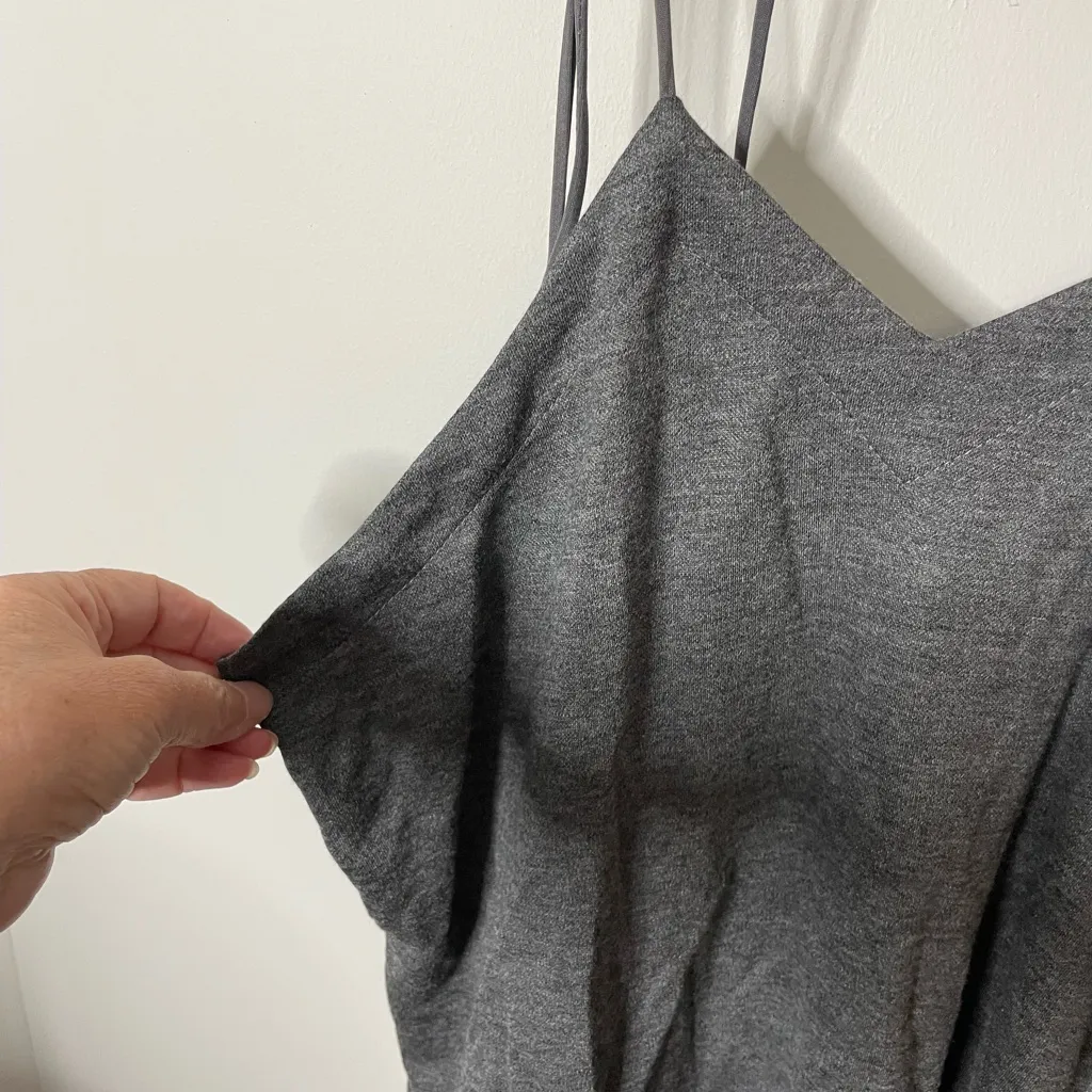 Rozae by Rozae Nichols Crop Top Blouse Viscose XS Excellent Condition Gray - Image 3