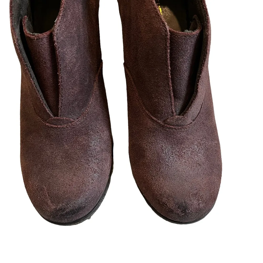 SPERRY Harlow Brook Laceless Wedge Chukka Ankle Bootie Leather Suede, Sz 8 - Image 3