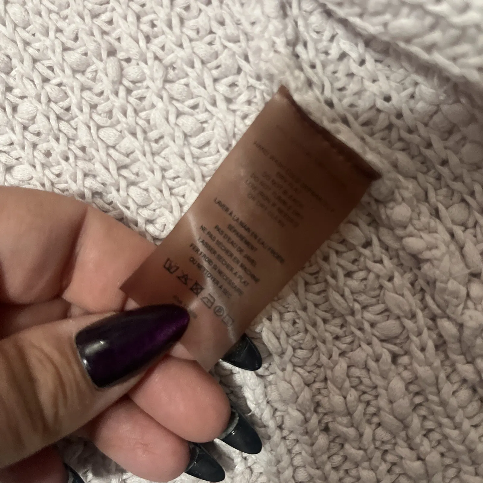 Sz 1 Margaret O’learly Pale Pink Cotton Cardigan - Image 10