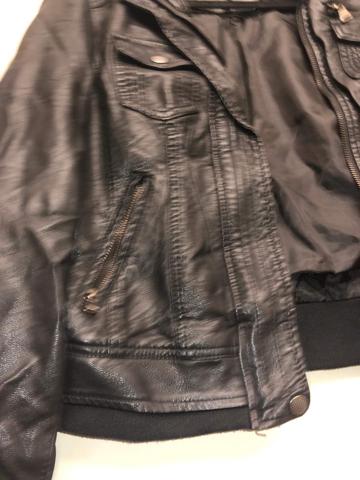 Black Leather Jacket - Image 4