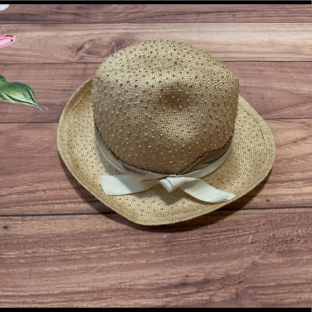 Women’s Tan Sun Hat - Image 2